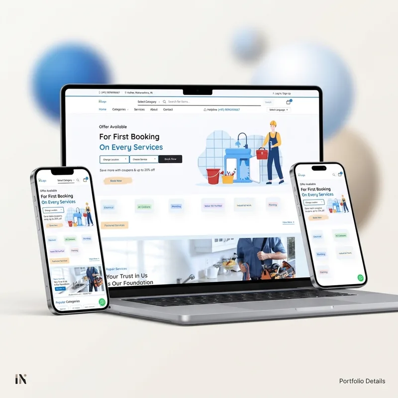 Harnish Technical Services Mockup